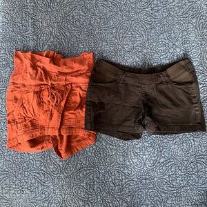 Maternity shorts bundle size M